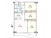 【兵庫県/神戸市東灘区住吉山手】御影プライムハイツ 間取り図