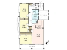【兵庫県/芦屋市山芦屋町】ライフコート山芦屋 間取り図