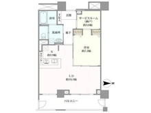 【兵庫県/芦屋市海洋町】ザ・レジデンス芦屋スイート 間取り図