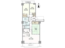 【兵庫県/芦屋市翠ケ丘町】フィル・グリーン芦屋 間取り図