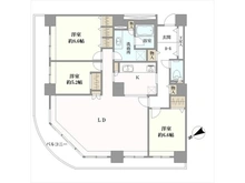 【兵庫県/神戸市東灘区向洋町中】RICウエストコート3番街 間取り図