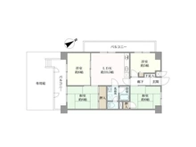 【東京都/足立区梅田】朝日プラザ梅田 間取り図