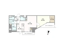 【東京都/世田谷区三宿】パークリュクス三宿 間取り図