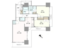 【東京都/江東区東雲】キャナルファーストタワー 間取り図