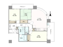 【大阪府/枚方市楠葉並木】メロディーハイム楠葉6番館 間取り図