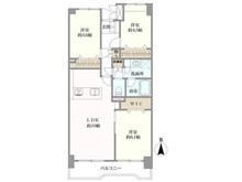 【東京都/品川区八潮】潮路南第2ハイツ 間取り図