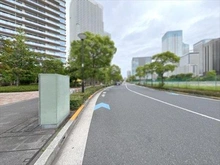 【東京都/中央区晴海】パークタワー晴海 前面道路（２０２６年５月撮影）