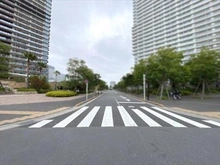 【東京都/中央区晴海】パークタワー晴海 側面道路（２０２６年５月撮影）