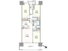 【東京都/中央区勝どき】クレストシティレジデンス 間取り図