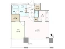【東京都/中央区佃】ザ・クレストタワー 間取り図