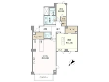 【東京都/新宿区市谷砂土原町】クレストコート砂土原 間取り図
