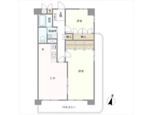 【大阪府/豊中市中桜塚】桜塚パークマンション 間取り図