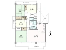 【大阪府/池田市伏尾台】伏尾台A団地壱号棟 間取り図