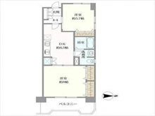 【東京都/台東区橋場】白鬚橋ローヤルコーポ 間取り図