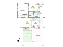 【埼玉県/さいたま市大宮区桜木町】藤和シティコープ大宮桜木町 間取り図