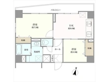 【埼玉県/さいたま市大宮区仲町】ラ・ムエット大宮 間取り図