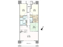 【埼玉県/さいたま市中央区円阿弥】キララガーデンフロントコート 間取り図