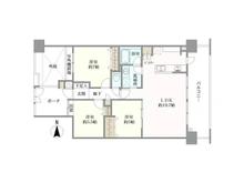 【東京都/日野市多摩平】クイーンシティ豊田多摩平の丘 間取り図