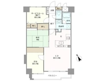 【大阪府/大阪市東住吉区桑津】ヴェルドール河堀口 間取り図