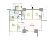 【大阪府/大阪市阿倍野区阿倍野筋】プラウドタワー阿倍野 間取り図