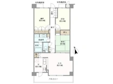 【大阪府/大阪市阿倍野区橋本町】ギャラリーコート阿倍野晴明丘 間取り図