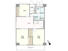 【大阪府/大阪市東住吉区桑津】天王寺パークマンシヨン 間取り図