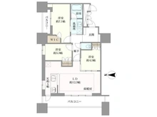 【愛知県/名古屋市熱田区六野】ザ・ライオンズ　ミッドキャピタルタワー 間取り図