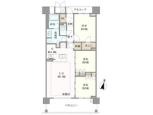 【愛知県/名古屋市名東区扇町】ヴィラス星ヶ丘の森 間取り図