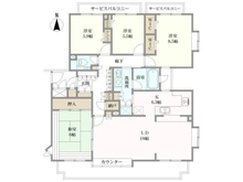 【愛知県/名古屋市瑞穂区春山町】パークハウス南山 間取り図