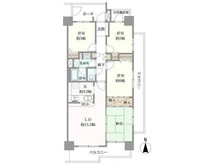 【愛知県/名古屋市名東区豊が丘】藤和シティコープ藤ヶ丘ＩＩＩ 間取り図