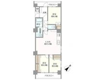 【愛知県/名古屋市昭和区安田通】ライオンズマンション川名 間取り図