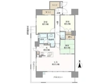 【愛知県/名古屋市東区代官町】ライオンズプレティナレジデンス 間取り図