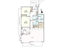 【愛知県/名古屋市天白区御幸山】パークハウス御幸山 間取り図