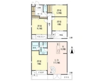 【愛知県/名古屋市千種区東山元町】コレツィオーネ東山 間取り図