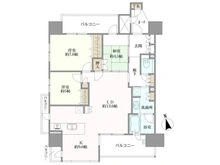 【愛知県/名古屋市西区花の木】バンベール・グラン花の木 間取り図