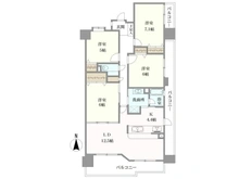 【愛知県/名古屋市名東区平和が丘】グリーンコーポ平和ケ丘 間取り図