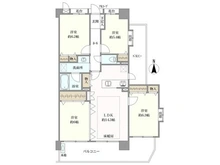 【愛知県/名古屋市瑞穂区八勝通】ダイアパレス八事南 間取り図
