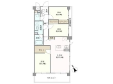 【東京都/北区浮間】セザール北赤羽 間取り図