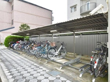 【京都府/京都市南区唐橋門脇町】ルネ西大路 駐輪場