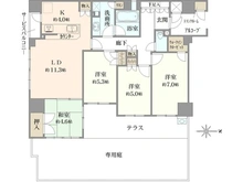 【京都府/京都市山科区竹鼻堂ノ前町】メイツ京都山科 間取り図