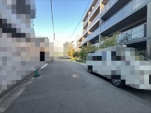 【京都府/京都市左京区吉田上阿達町】ライオンズ鴨川東 西側前面道路