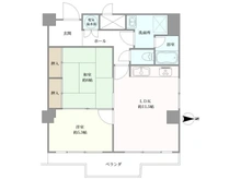 【京都府/京都市中京区三条通東洞院東入】三条高倉アーバンライフ 間取り図