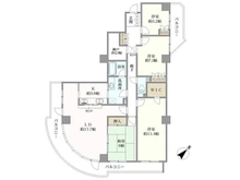 【千葉県/千葉市花見川区瑞穂】ガーデンプラザ新検見川 間取り図
