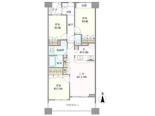 【埼玉県/所沢市寿町】グレーシアタワーズ所沢　 間取り図