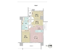 【埼玉県/さいたま市浦和区岸町】パークホームズ浦和ミッドレジデンス 間取り図