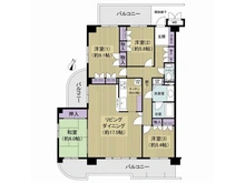 【千葉県/我孫子市我孫子】モア・クレスト我孫子ヒルズ 間取り図