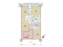 【千葉県/柏市豊町】ルネ・グランリゾーナ 間取り図