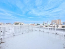 【千葉県/柏市旭町】クリオ柏 開放的なルーフバルコニーは29.32ｍ2