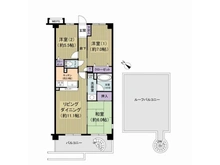 【千葉県/柏市旭町】クリオ柏 間取り図