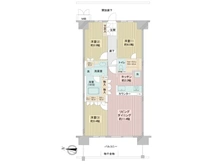 【千葉県/流山市西平井】ポレスター流山平和台 間取り図